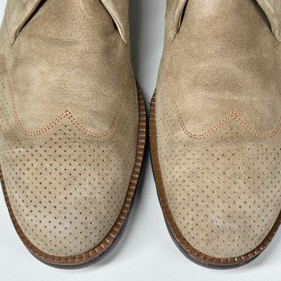 Donald J Pliner Boots Men’s Size 10 M Suede Wingtip Ankle Chukka Tan Ermes-Ma main image 15
